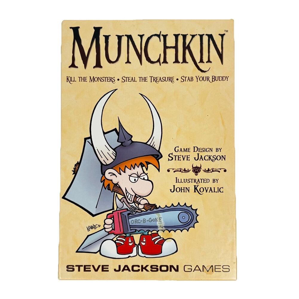 Munchkin Game 1st Edition 1408 Steve Jackson Games 100% Complete